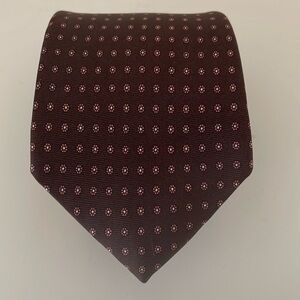 Corniche Silk brown/red Tie 57”